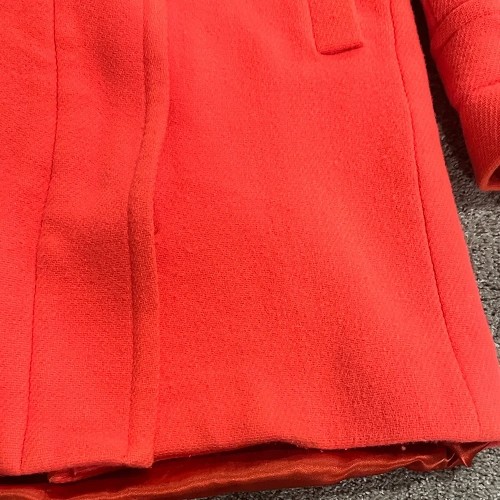 J Crew Vibrant Orange Coat